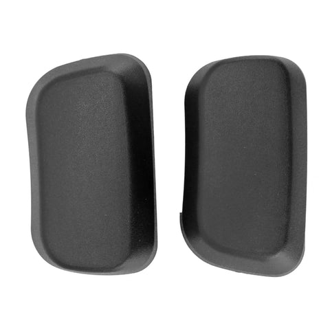 Durable Aramox Car Side Step End Caps Fit 2PC Assists For 1500 2500 3500 Cab Trucks 68193113AA Replacement Kit With Screws Perfect Fix black plastic pair