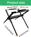 Built Tough Adjustable Folding Workbench Stand For Table And Miter Saws DW7451 Compatible dimensions 55cm x 45cm x 81.5cm steel frame