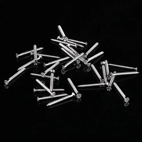 Heavy Duty Plated Carbon Steel Drilling Screws Set 800 Pcs M2 Cross Flat Head Self Tapping Woodworking Fasteners on black background