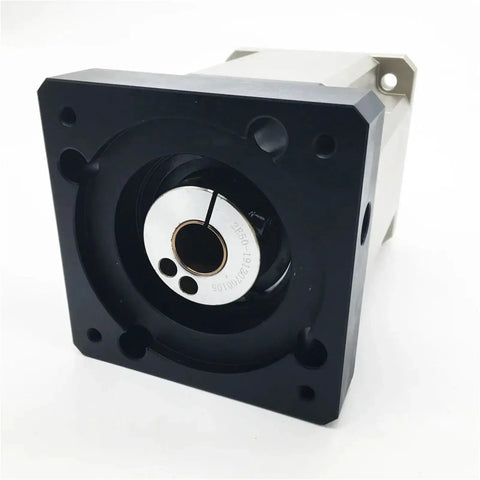 180mm Flange Helical Planetary Gearbox Delivering Rock Solid Precision Reduction Ratio 25 For AC Servo Motors, close-up view.