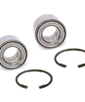 Front Wheel Bearing Set Of 2 For 2003-2017 Toyota Corolla, 2003-2008 Pontiac Vibe, kit includes two bearings and snap rings.