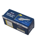 Blue box for MT2 medium-duty live center with Morse taper illustration