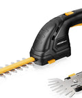 Cordless Hedge Trimmer Compatible With DeWalt 20V Max Battery No Battery Included Tool Only for Easy Yard Work, shows trimmer and blade