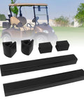 Windshield Mounting Clips Kit For TXT Golf Cart 1994 To 2013, Easy Clip On Installation, Durable ABS Construction, Eliminates Windshield Rattle, Keeps Glass Secure And Quiet For Comfortable Rides, black ABS clips and brackets