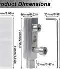 Multifunction Broken Pipe Extractor Set For Damaged Bolts Faucets And Stripped Threads Pipe Screw Remover dimensions