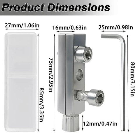Multifunction Broken Pipe Extractor Set For Damaged Bolts Faucets And Stripped Threads Pipe Screw Remover dimensions