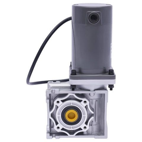 12V Variable Speed Worm Gear Reducer Motor RV40 120W 50K High Torque Adjustable Reversible Self Locking Worm Geared Reduction Motor With 0.71 Inch Output Bore For CNC Equipment Milling Machinery And Production Lines Built Tough And Heavy Duty