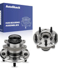 Rear Wheel Hub Bearing Assemblies Left And Right With ABS Replacement For 2007 2012 Hyundai Elantra Two Piece Set Sealed Design