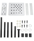 Drill Press Support Plate Set For 30 Ton Car Wheel Hub Bearing Bushing Repair And Installation Heavy Duty Adjustable Base Plate Tool