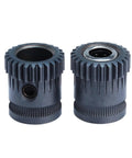 1.75mm RNC Nano Coated Drive Gear Kit Dual Drive Gear For Or-Biter Extruder V1.5 And Bowden Extruder Upgrade, two gears