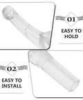2 Pack Plastic Capsule Machine Replacement Parts For Vending Machines Easy Install Durable Hardware Accessories To Improve Dispensing Flow Reduce Jams And Simplify Coin Operated Machine Repairs, transparent plastic parts
