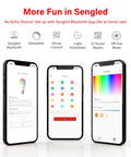App interface for Alexa Ready Color Changing Smart Light Bulbs 2 Pack With Auto Pairing, Easy Twist In Setup