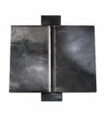 Welder Certification Test Plate For AWS D1.1 Limited Thickness Qualification With 0.25 Inch Root Gap, top view of steel plate