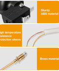 Thermocouple And Tilt Switch Patio Heater Repair Kit For Propane Gas Heaters Replacement Glass Tube Tower Heaters 1 Pack showing ABS, brass, sleeve