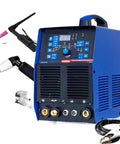 Close-up of 5 In 1 Aluminum TIG Welder With AC DC Pulse Inverter, MMA Cutting Capabilities, Remote Pedal Control, Large LED Display