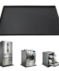 27x29 Inch Silicone Washing Machine Drain Pan With Raised Edge Anti Slip Drip Tray under appliances