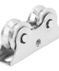 Groove Wheel V Shaped Detachable Track Gate Wheels with Double Bearing Caster and Bracket