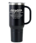 40oz Stainless Steel Tumbler With Handle Lid And Straw Black Dope Engineer Gift For Men And Women Double Wall Insulation Keeps Drinks Hot Or Cold Ideal For Civil Chemical Aerospace Pros Mentors On Birthday Or Christmas