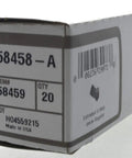 M6 Metric Extruded U Nuts 20 Pack Gray Low Profile Speed Nuts box showing item number and quantity for easy identification.