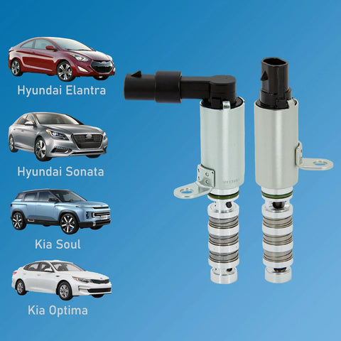 Variable Valve Timing Solenoid For Kia And Hyundai Rides 1.8L 2.0L VVT For Intake And Exhaust Compatible With Elantra Sonata Soul