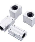 2Pcs Linear Motion Bearing Slides Set For CNC And DIY 3D Printer Builds SCS8LUU SCS10LUU SCS12LUU SCS16LUU SCS20LUU High Precision Guide Rails For Smooth Accurate Motion. Aluminum linear bearing blocks for CNC and 3D printer motion systems
