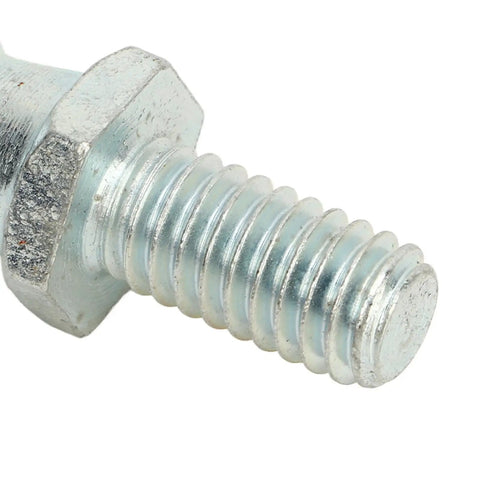 Close-up of metal ball stud from Gas Lift Support Hardware Kit With 4 Metal 13mm Ball Studs Washers And Nylock Nuts 5/16in 18 Threads