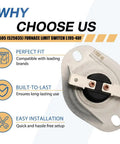 Furnace Limit Switch L195 40F Direct Replacement For SF 42 SF 42Q SFV 42 SHD2542 with features of fit and easy installation