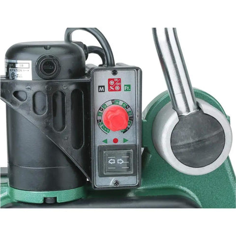 Knockout Heavy Duty One Eighth Hp Woodworking Power Feeder With Three Synthetic Rubber Rollers Variable Speed Drive For Smooth Production Ripping Milling No Sweat Workflow Shop Ready