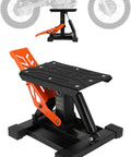 Heavy Duty Dirt Bike Stand With Tool Trays, 660 Lb Capacity, Hydraulic Lift, Damping Adjustable Height For Motocross Pit Bikes