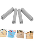 Four Pack No Brainer Push Latch Cabinet Door Catch Hidden Rebound Device For Kitchen Wardrobe Closets
