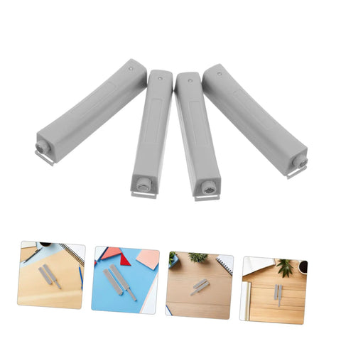 Four Pack No Brainer Push Latch Cabinet Door Catch Hidden Rebound Device For Kitchen Wardrobe Closets