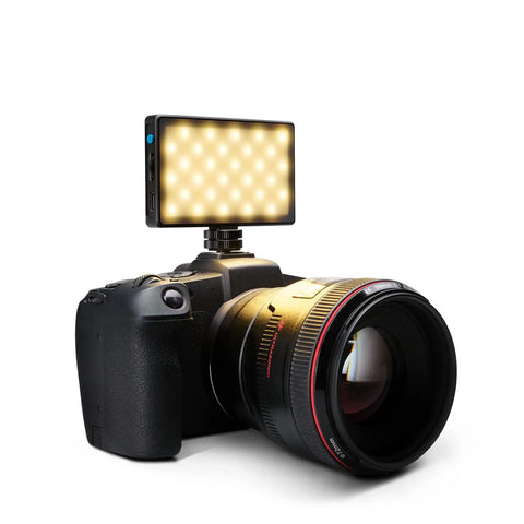 Pocket Sized Pro Grade Bicolor Panel Mini LED Light For DSLRs With Adjustable Panel And LCD Display Long Battery Life Ultra Portable