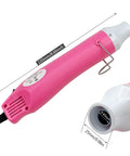 Mini Hot Air Gun Handy For DIY Crafts Portable Heat Gun Tool For Embossing Shrink Wrapping Drying Paint Lightweight Nozzle Design