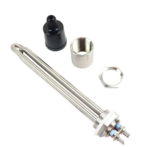 Heavy Duty 5500 Watt 220V Immersion Water Heater Built With Tough 304 Stainless Steel And Dn25 One Inch Threads components.