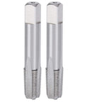 2 Pack HSS Thread Taps 1 8 28 High Hardness Metalworking Tools For Repair And Threading In Iron Steel Aluminum And Carbon Materials Durable Abrasion Resistant Heavy Duty Pro Grade Set For Industrial Grade Fast Cut, two taps shown