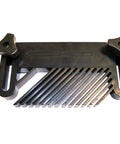 Heavy Duty Vertical Feather Board For Router Tables with twist lock knobs, sturdy plastic for secure workpiece hold.