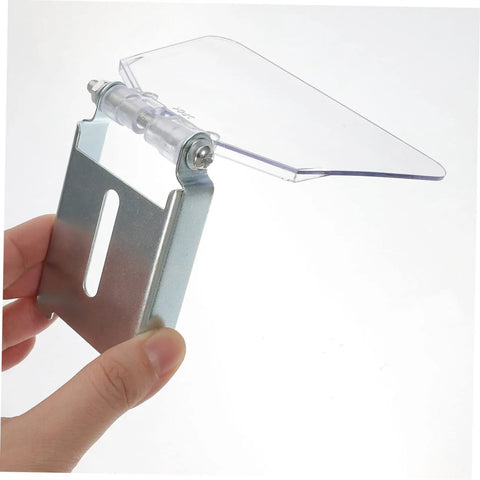 Clear Bench Grinder Dust Shield Guard Plate For Safer Grinding Lightweight Protective Eye Shield Made From Stainless Steel And Plastic