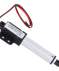 Mini Aluminum Linear Actuator, 50mm Stroke, 150N Push Force, 12V DC, Low Noise Motor against white background