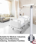 Beefy Mini Electric Linear Actuator 12V DC With Built In Limit Switch in hospital setting next to medical bed