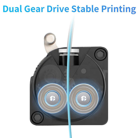Front view of Direct Drive Extruder Upgrade Kit For K1 Series And Ender 3 V3 1.75mm Filament Dual Gear Feeding Easy Install No Motor Included.