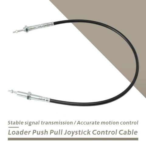 Push Pull Joystick Control Cable for KIOTI Loader DK45 DK451 DK451C Replacement 360010250 showing steel-core design