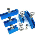 Beefy Heavy Duty Auto Dent Repair Kit With Mixed Size Pullers for paint safe dent removal, blue metal pullers, and accessories shown
