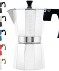 Stovetop Espresso Moka Pot For Home And Camping 6 Cup Italian Style Coffee Maker Portable Percolator with aluminum design