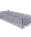 Stacked shelves of Beefy 6 Tier Wire Shelving Unit With Wheels And Liners Heavy Duty Rolling Garage Pantry Shelf for kitchen storage
