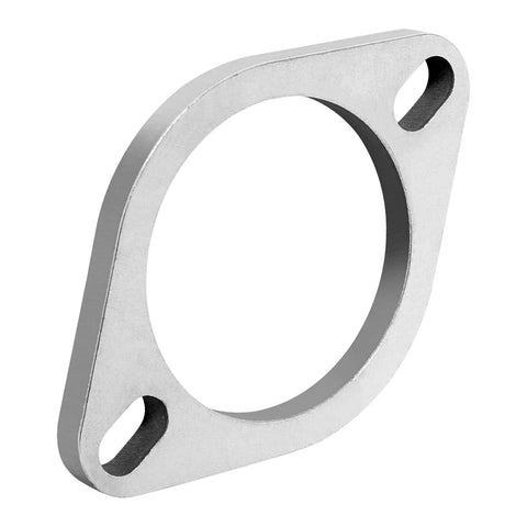 Beefy Heavy Duty Stainless Steel Two Bolt Exhaust Flange Connection Kit With Robust Gaskets And Knuckle Tight Lock Bolts round flange detail