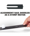 Game-Changing Adjustable Golf Putting Gates Trainer For Home Practice with alignment rail and stimp meter feature in hand