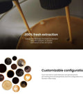 Automatic Espresso Machine With Auto Clean And LatteGo Milk System, Delivers Americano And Cappuccino, coffee extraction view