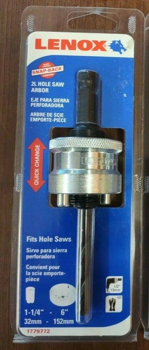 Half Inch Quick Change Hole Saw Arbor With Snap Back System No Tools Needed For Easy Pin Engagement And No Thread Stripping