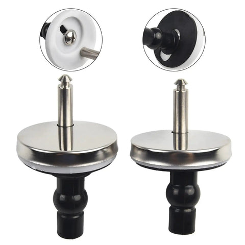 Two Pack Stainless Steel Toilet Hinges Top Fix Set Mounting Replacement Quick Fitting For Toilet Bathroom Furniture