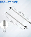 Drive Shaft With Propeller Universal Joint For RC Boats 250mm Shaft 200mm Sleeve 36mm Propeller Diameter Stainless Steel